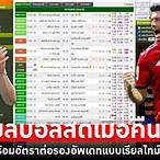 ผลบอลเมื่อคืน